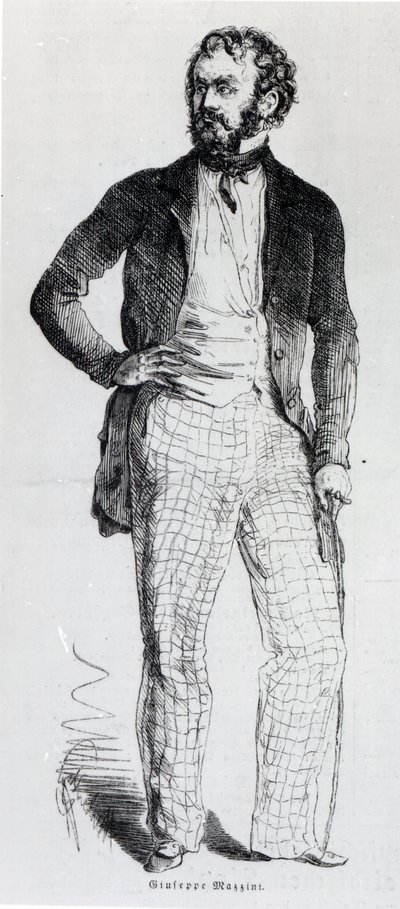 Giuseppe Mazzini by German School